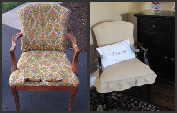 Goodwill chair makeover