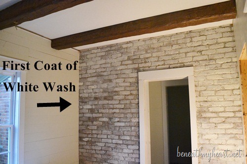 how to white wash brick