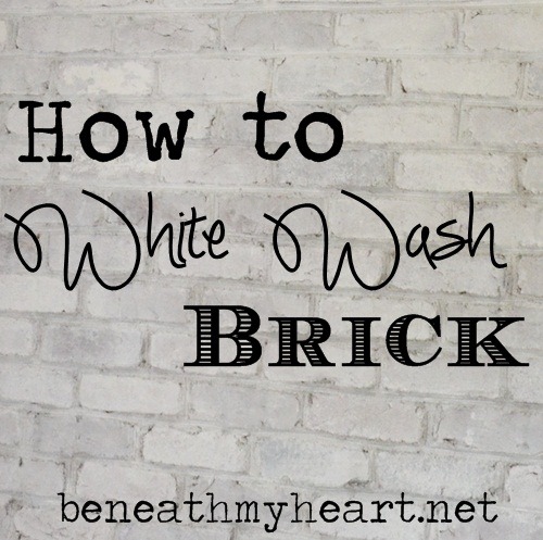 how to white wash brick