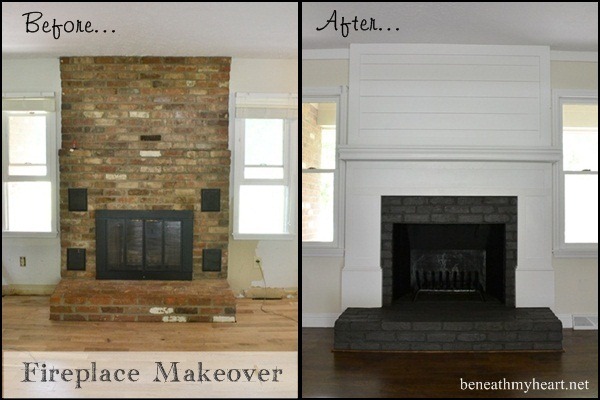 How to build a Fireplace Surround - Beneath My Heart