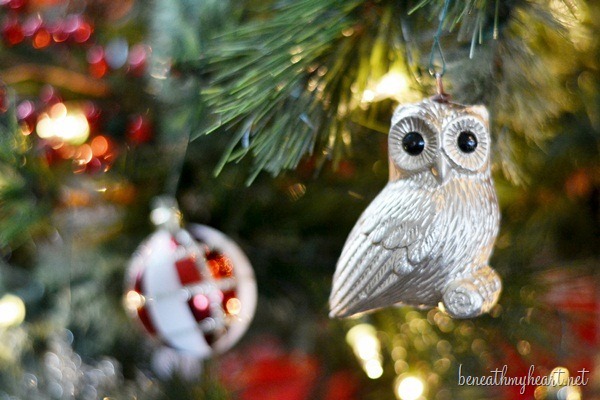 owl themed Christmas