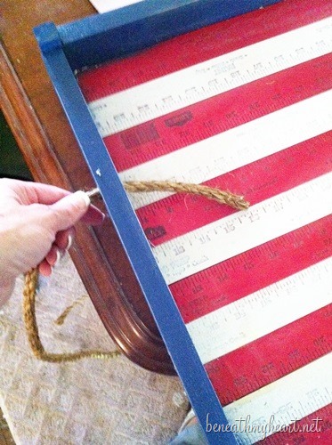 patriotic serving tray