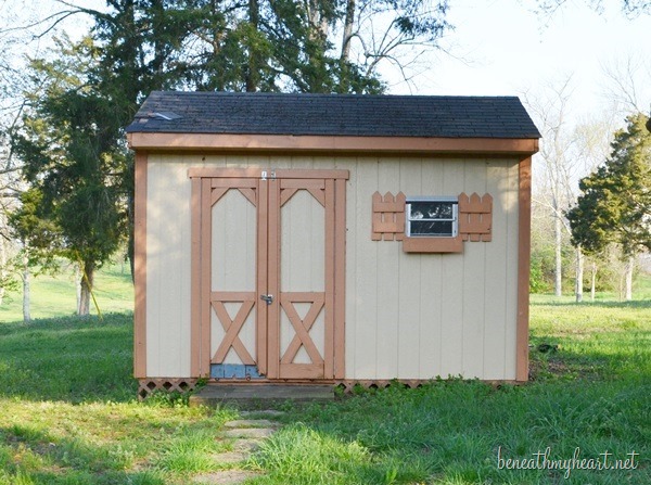 shed makeover with 3M