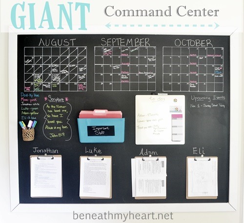 giant wall command center