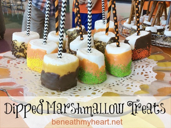 Dipped Marshmallow Treats