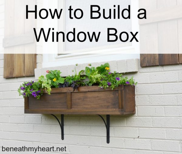 How to Build a Window Box 1