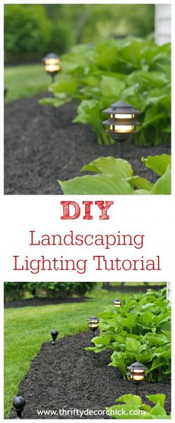 DIY landscaping tutorial