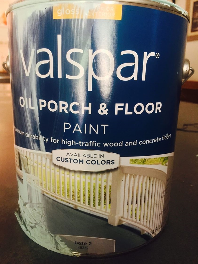 Valspar Porch and Floor paint