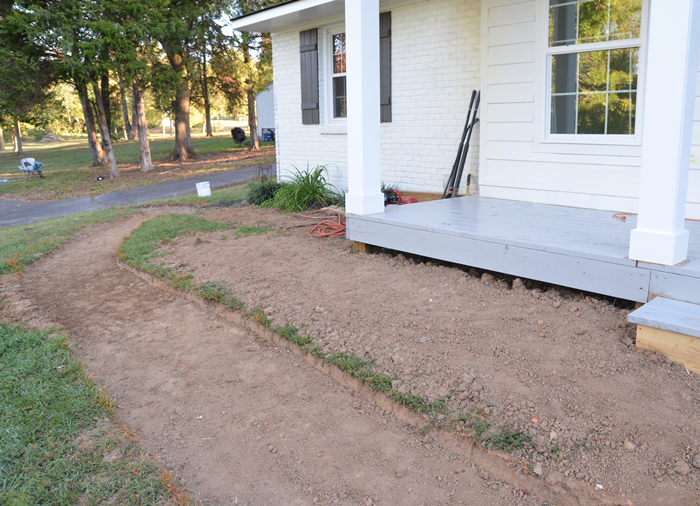 how to lay a gravel walkway