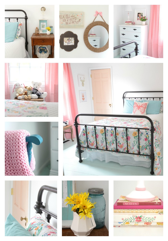 Girl's room collage
