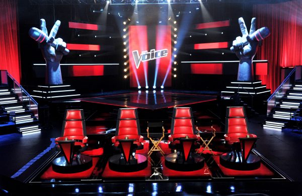 CULVER CITY, CA - OCTOBER 28:  A general view of the set is shown at a press junket for NBC's "The Voice" at Sony Studios on October 28, 2011 in Culver City, California.  (Photo by Kevin Winter/Getty Images)