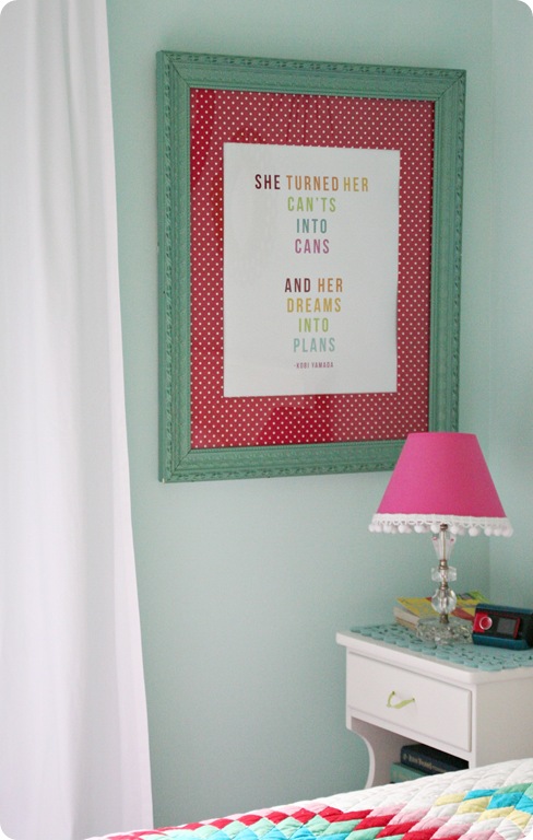 Re-Purposing a Framed Print {by Melissa from 320 Sycamore}