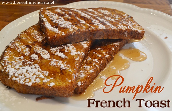 Pumpkin French Toast {and Nature Pride’s Giveaway!}