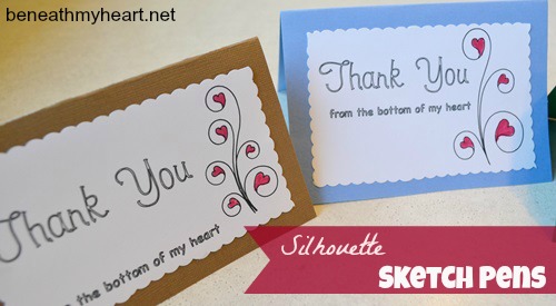 DIY Thank You Cards {with Sketch Pens}