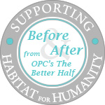 Before and After DIY CONTEST {to support habitat for humanity}