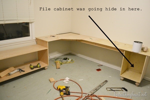 Diy File Cabinet Desk 57 Off, Build A Desk Using File Cabinets