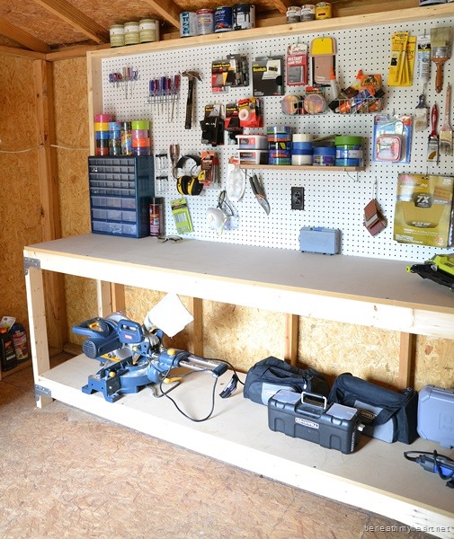 Outdoor Shed Organization