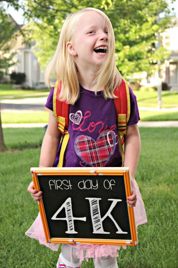 First Day of School Chalkboard Templates {All Things G&D}