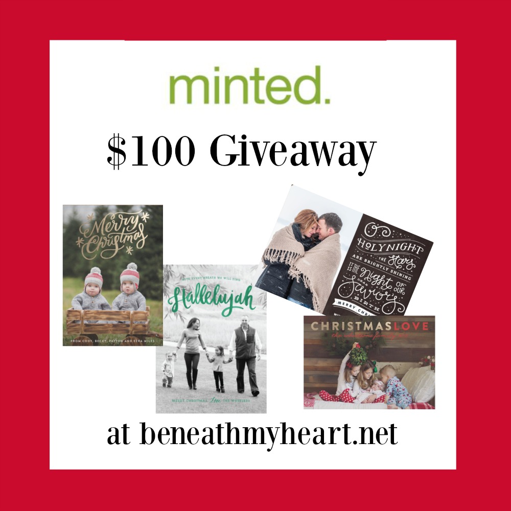 Christmas Cards from Minted {THREE $100 Giveaways!}