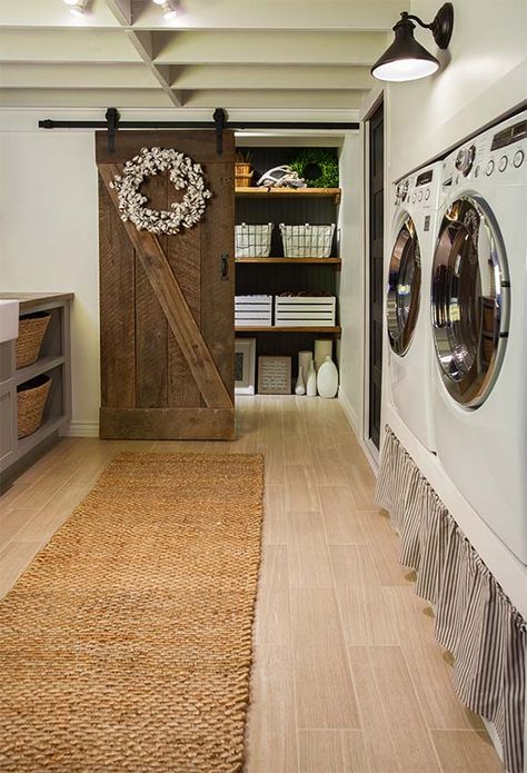 Favorite Laundry Rooms on Pinterest {and still undecided}