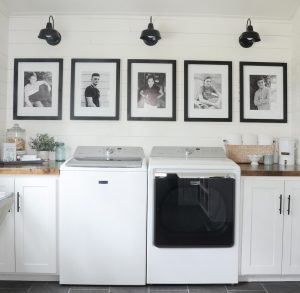 Modern Farmhouse Laundry Room Reveal! - Beneath My Heart