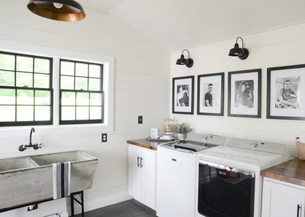 Modern Farmhouse Laundry Room Reveal! - Beneath My Heart