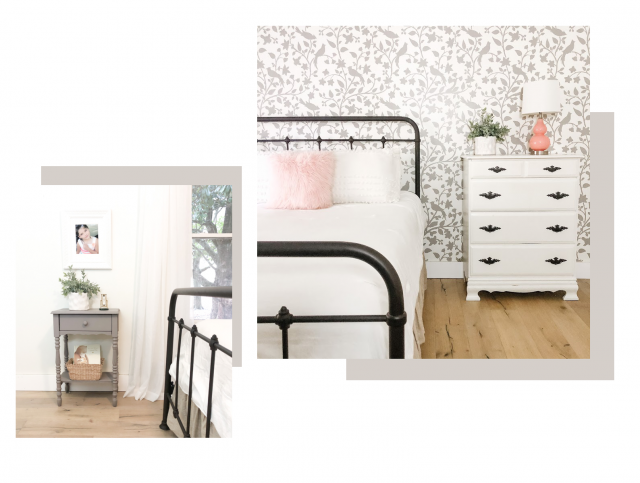 DIY Matte Painted Night Stand - Beneath My Heart