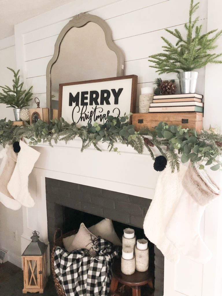 Our Christmas Family Room -Seasons of Home Tour - Beneath My Heart