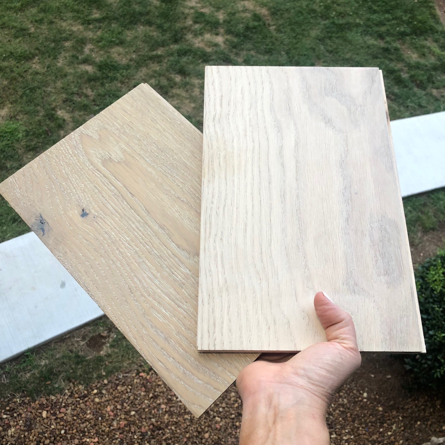 hardwood flooring samples