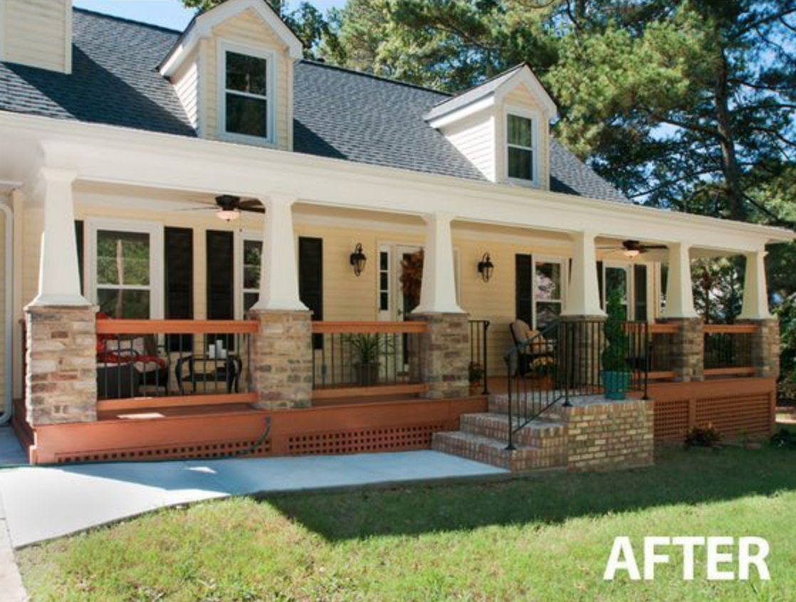 Before and After:  Front Porch Makeovers