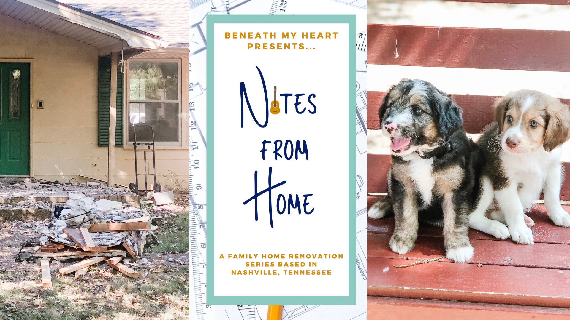 Notes from Home – Episode 9 {Puppies and Porches}