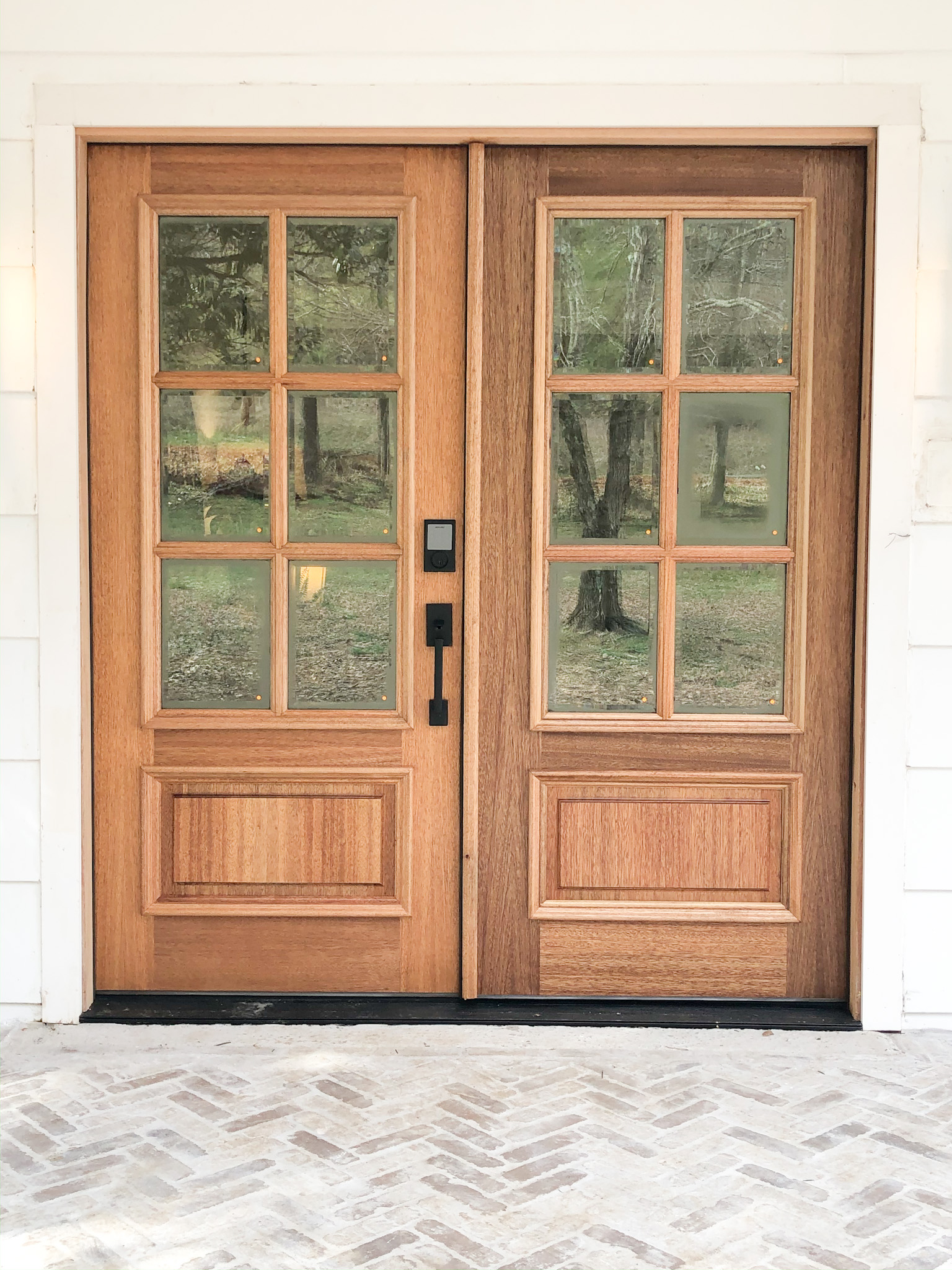 How to Install and Stain New Wood Front Doors