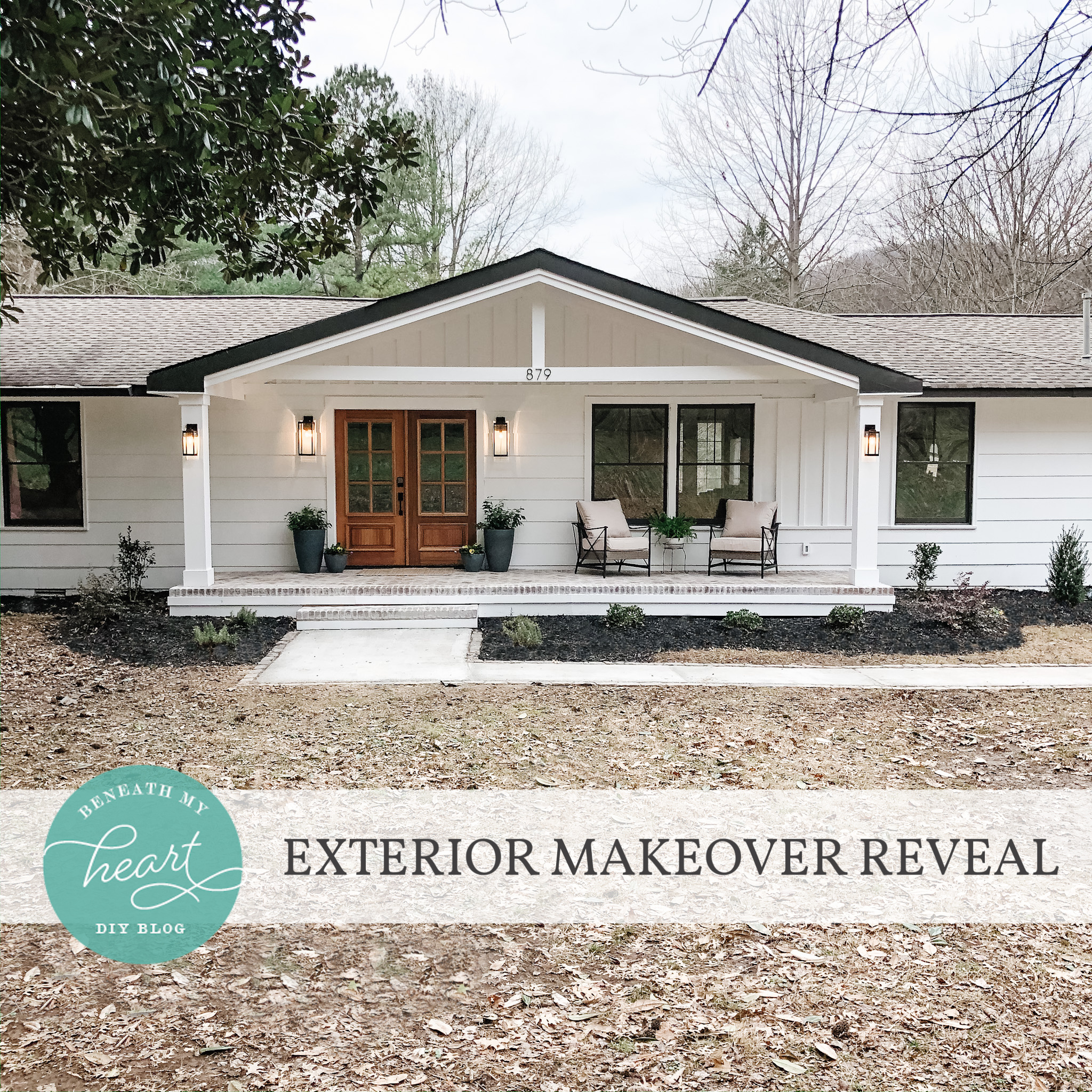 Exterior Makeover Reveal!!! {Notes from Home}