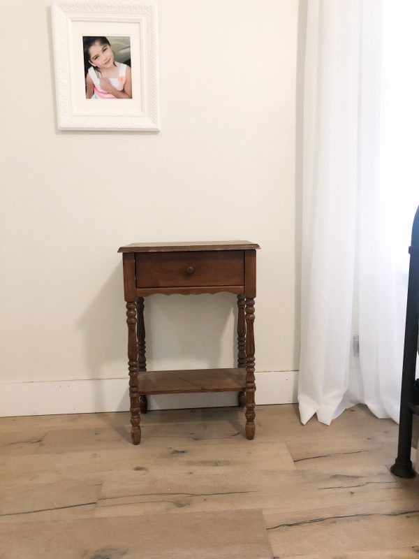 DIY Matte Painted Night Stand - Beneath My Heart