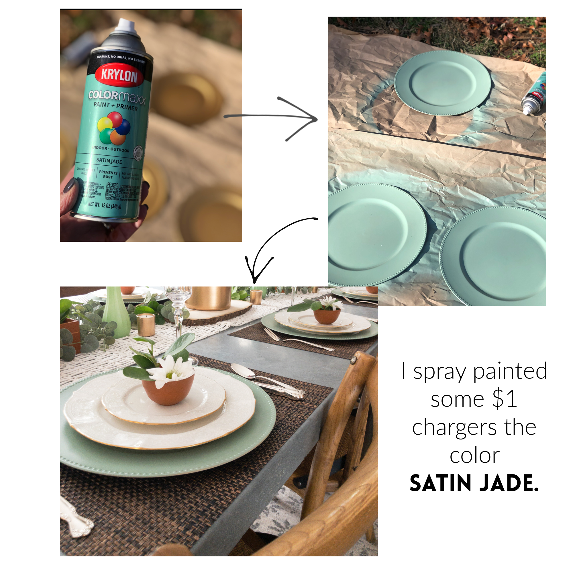 The 2021 Krylon Color Palette - DIY Tablescape