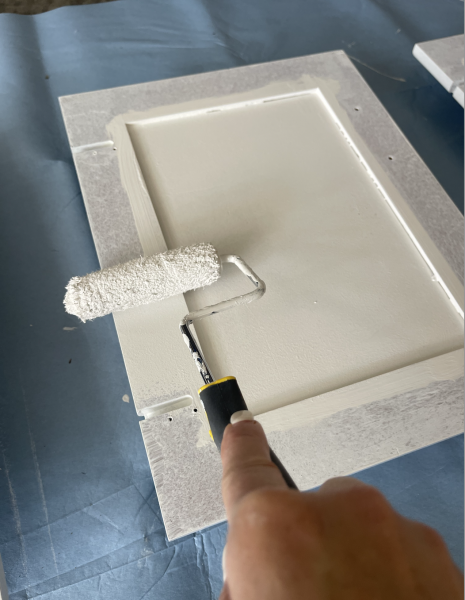 HOW TO PAINT BATHROOM CABINETS - Beneath My Heart