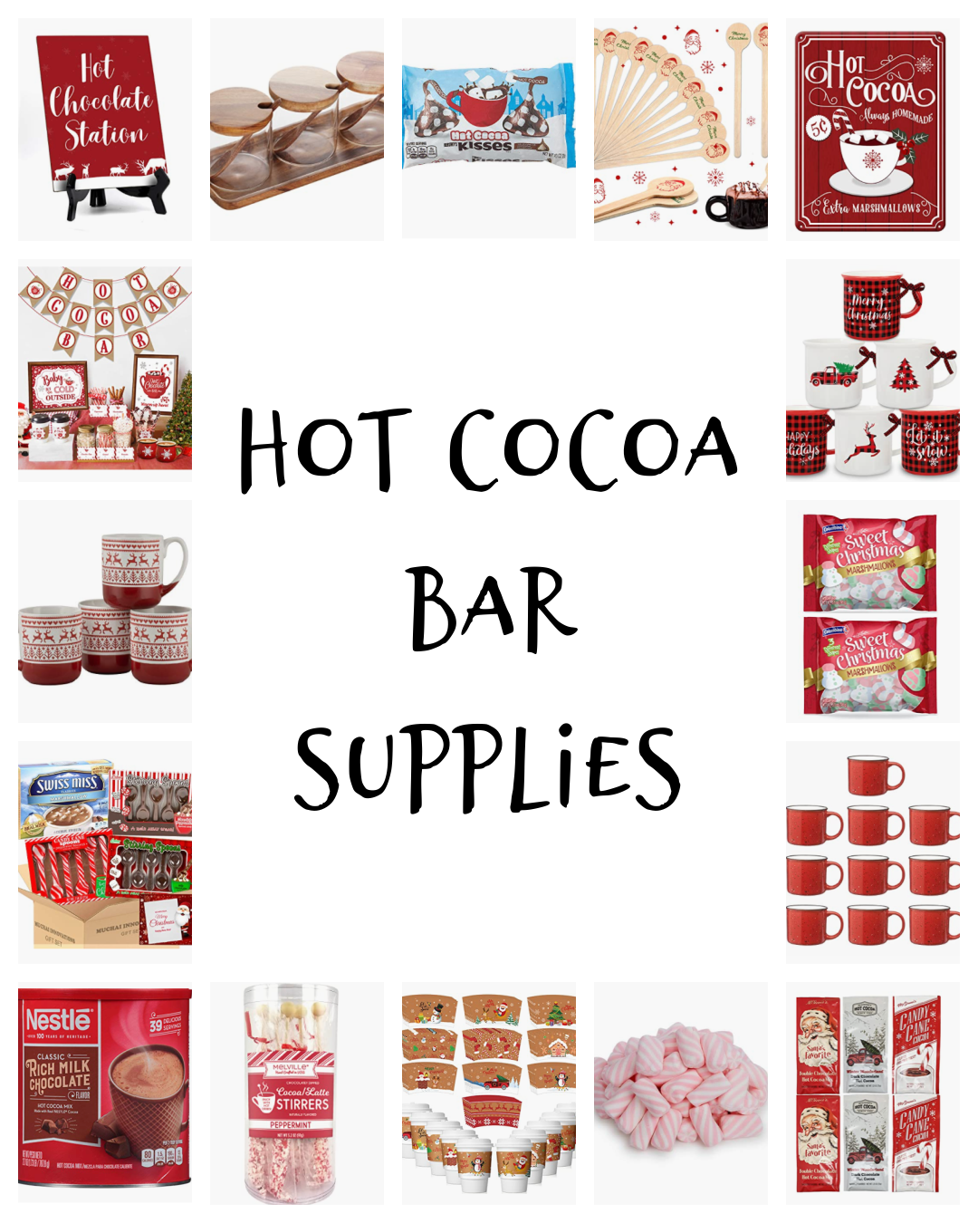 Our Hot Cocoa Bar {Plus More Inspiration and Links!} - Beneath My Heart