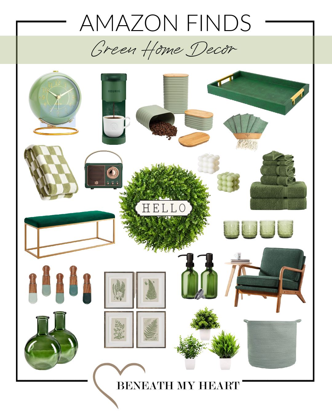 Green Home Decor Finds from Amazon