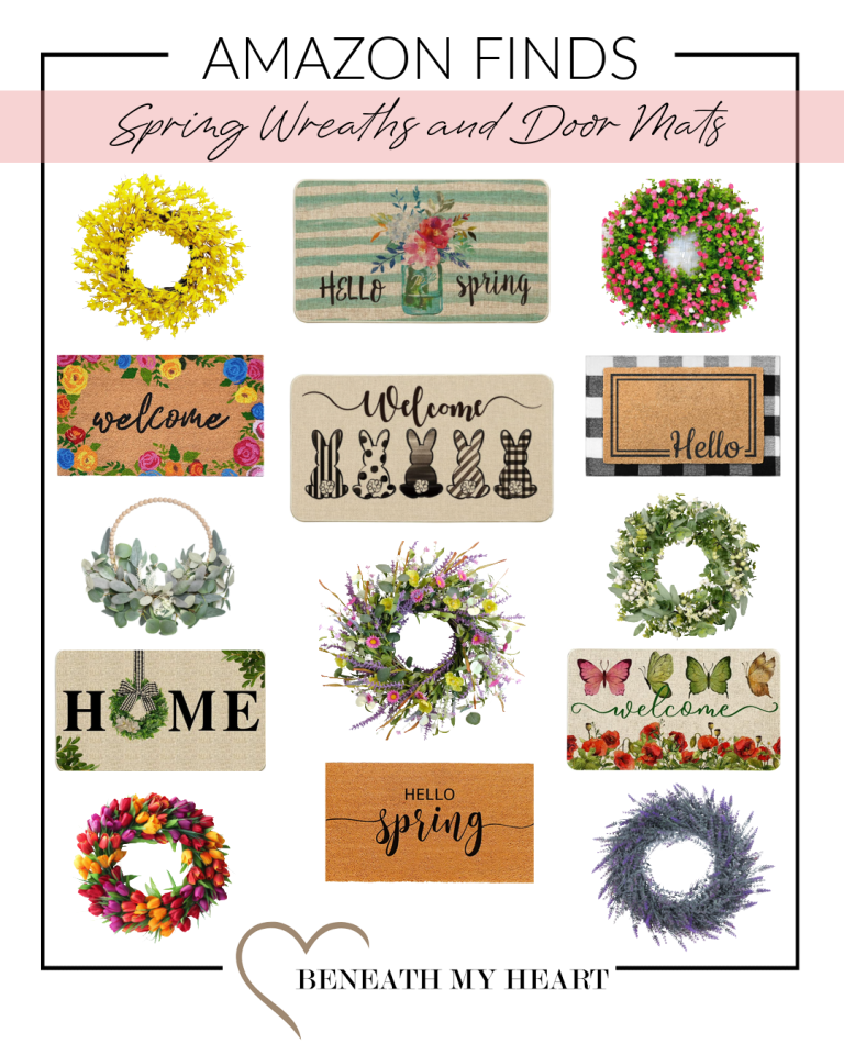 Spring Wreaths and Welcome Mats