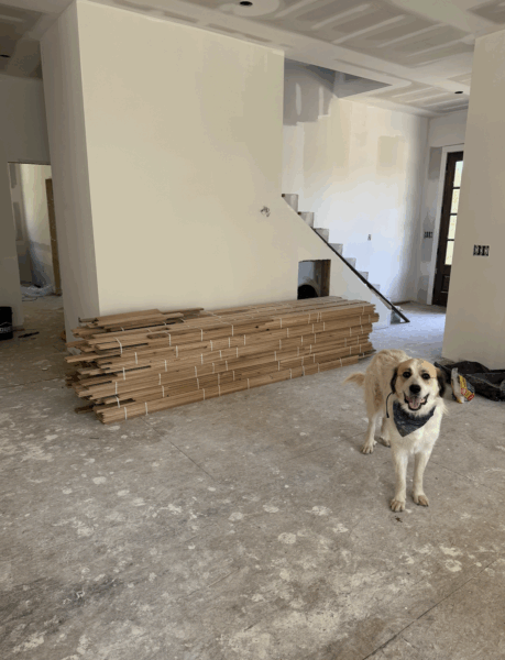 Installing Select white oak flooring