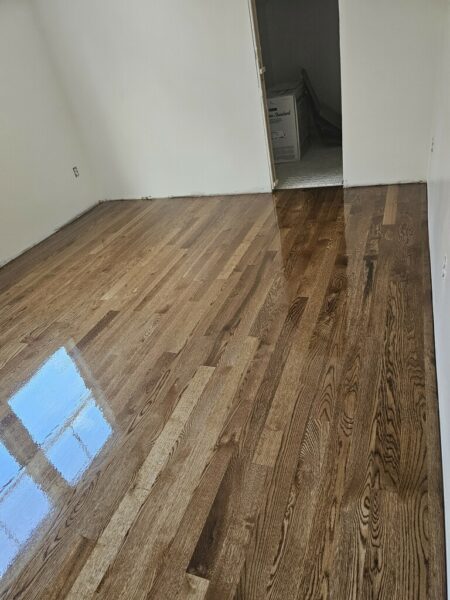 Installing Select white oak flooring