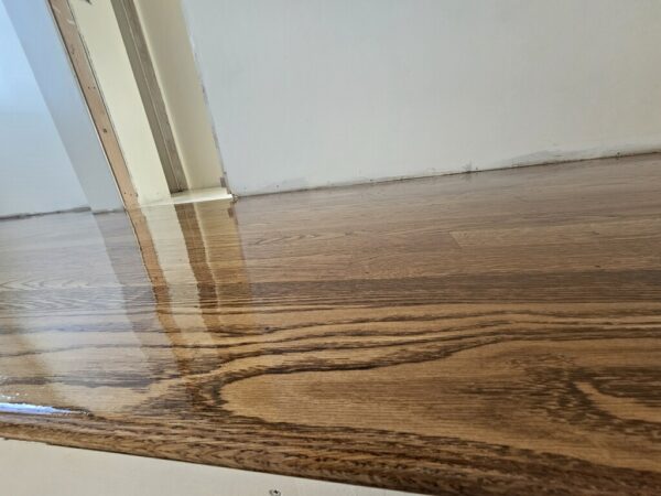 Installing Select white oak flooring
